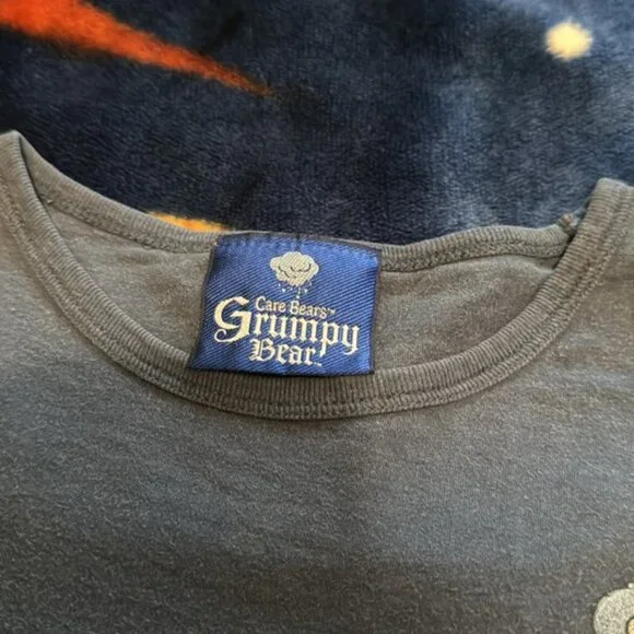 Y2K Care Bears Grumpy Bear Top - Picture 2 of 7